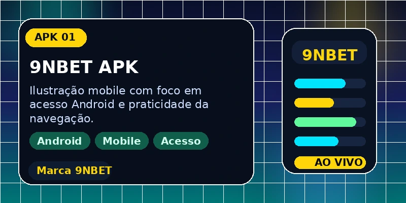 Tela promocional sobre 9NBET APK